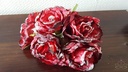 Zijden Roos Wrinkle Bundel Sugar Donkerrood per bundel