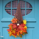 Herfstkabouter gnoom Esdoornblad hoed 40 cm per stuk