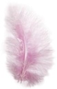 Veren Echte veertjes Roze 8 cm 10 stuks