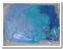 Veertjes Echte veertjes Mengsel Blauwtinten 10 gram