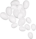 Plastic Eieren Wit 3,8 cm zak 50 stuks