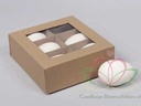 Zwaneneieren 9 cm leeggeblazen voor decoratie doos 6 stuks
