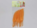 Penveren Echte veertjes Rood 14 cm doos 24 stuks