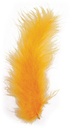 Donsveertjes Maisgeel Oker 10-15 cm ca. 15 stuks