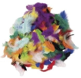 Veren Mengsel Regenboog Rainbow Bont 3-10 cm 10 gram