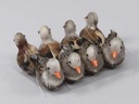 Eendjes Naturel 7 cm 8 stuks