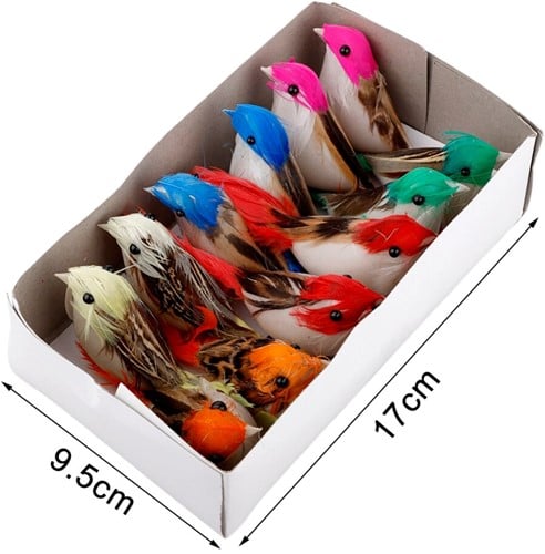 Vogeltjes Gemengd 12 stuks