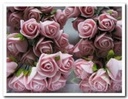 Mini Foam Roos Peach Roze 2 cm Doosje 144 stuks