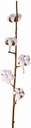 Katoen Tak Cotton Spray Premium Quality Kunstbloem 5 bloemen 90 cm 