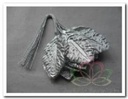 Brokaat Bladeren Zilver 28x44 mm