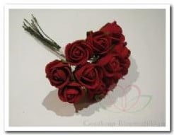 Mini Foam Roos Rood 2 cm Doos