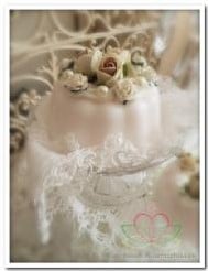 Mini Foam Roos Creme Bruin 2 cm Doos