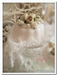 Mini Foam Roos Creme Bruin 2 cm Bundel