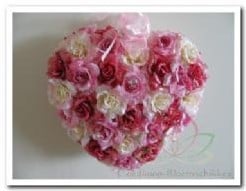 Hart Glitter Rose Pink 3 Tinten Dicht