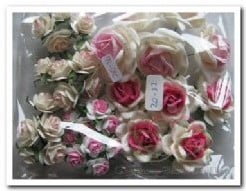 Mulberry Wit Rosetinten mixed 30 stuks
