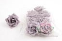 Foamroos Purple 12 cm 8 stuks