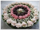 Taart Foambloemen Roos Cake Pink Roze 15 cm
