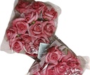 Mini Foam Roos Pink Roze Zelfklevend 2 cm Pak