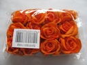 Mini Foam Roos Oranje Zelfklevend 2 cm Pak