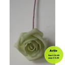 Foamroos Emilia Cool Groen Mint Groen 6 cm doos 42 stuks 