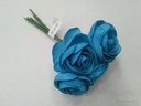 Camelia Ranonkel Blauw Neon Foambloem bundel 5 stuks