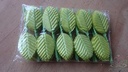 Blad Zijden blaadjes op draad Limegroen 3*5 cm PAK200