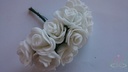 Mini Foam Roos Wit 2,5 cm Zak 144 stuks