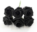 Foamroos Princess Emilia Zwarte Roos Bundel 6 stuks