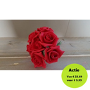 Foamroos Emilia Rood 6 cm doos 42 stuks 