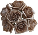 Foamroos Emilia Antique Coffee doos 42 stuks
