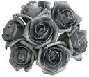 Foamroos Emilia Antique Antracite Dark Grey bundel 7 stuks
