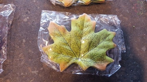 Blad Zijden Herfstblad Groen E