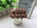 Mini Foam Roos Taupe Bruin 2,5 cm Zak 144 stuks