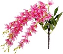 Wisteria Pink Zijdenbloem Halflang 54 cm