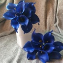Calla Real Touch Royal Blue 7 cm 37 cm lang per stuk