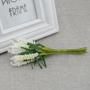 Lavendel Creme Wit Foam Kunstbloem Bundel 10 stuks