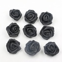 Foamroos Groot Victoria Zwarte Roos 6 cm zak 25 stuks