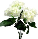 Hortensia Hydrangea Groot Ivory Zijdenbloem New 49 cm