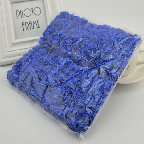 Mini Foam Roos Donkerblauw 2,5 cm Zak 144 stuks
