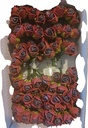 Mini Foam Roos Bordeaux 2 cm Doos 144 stuks