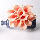 Calla Real Touch Zalm Coral 7 cm 37 cm lang per stuk