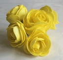 Camelia Ranonkel Yellow Neon Foambloem doos 30 stuks