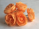 Camelia Ranonkel Oranje Neon Foambloem doos 30 stuks