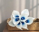 Calla Real Touch White Blue Core 7 cm 37 cm lang per stuk