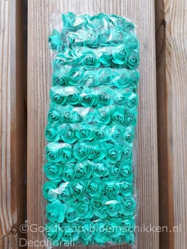 Mulberry Roosjes Tiffany Blue pak 144 stuks