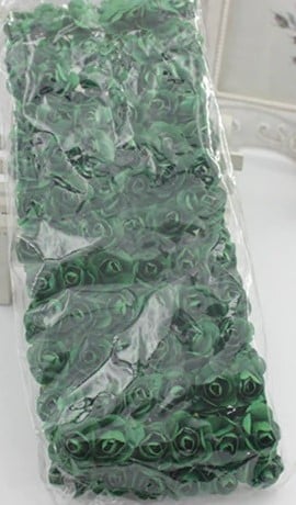 Mulberry Roosjes Dark Groen pak 144 stuks