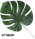 Monstera Blad Groot Zijdenbloem per Stuk Botanical Style 27×48 cm