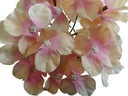 Hortensia Hydrangea 6 Oranje Roze Zijden Bloemkop los 15×10 cm