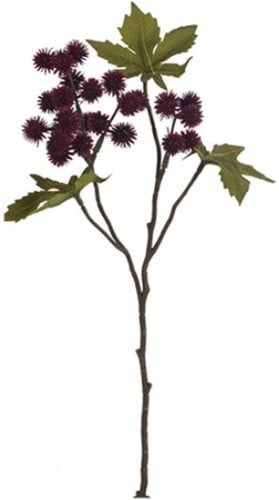 Ricinus Castor Oil spray dry colour Burgundy Zijden 43 cm per stuk