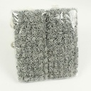 Mini Foam Roos met Tule Grijs 2 cm Bulk Pak 144 stuks